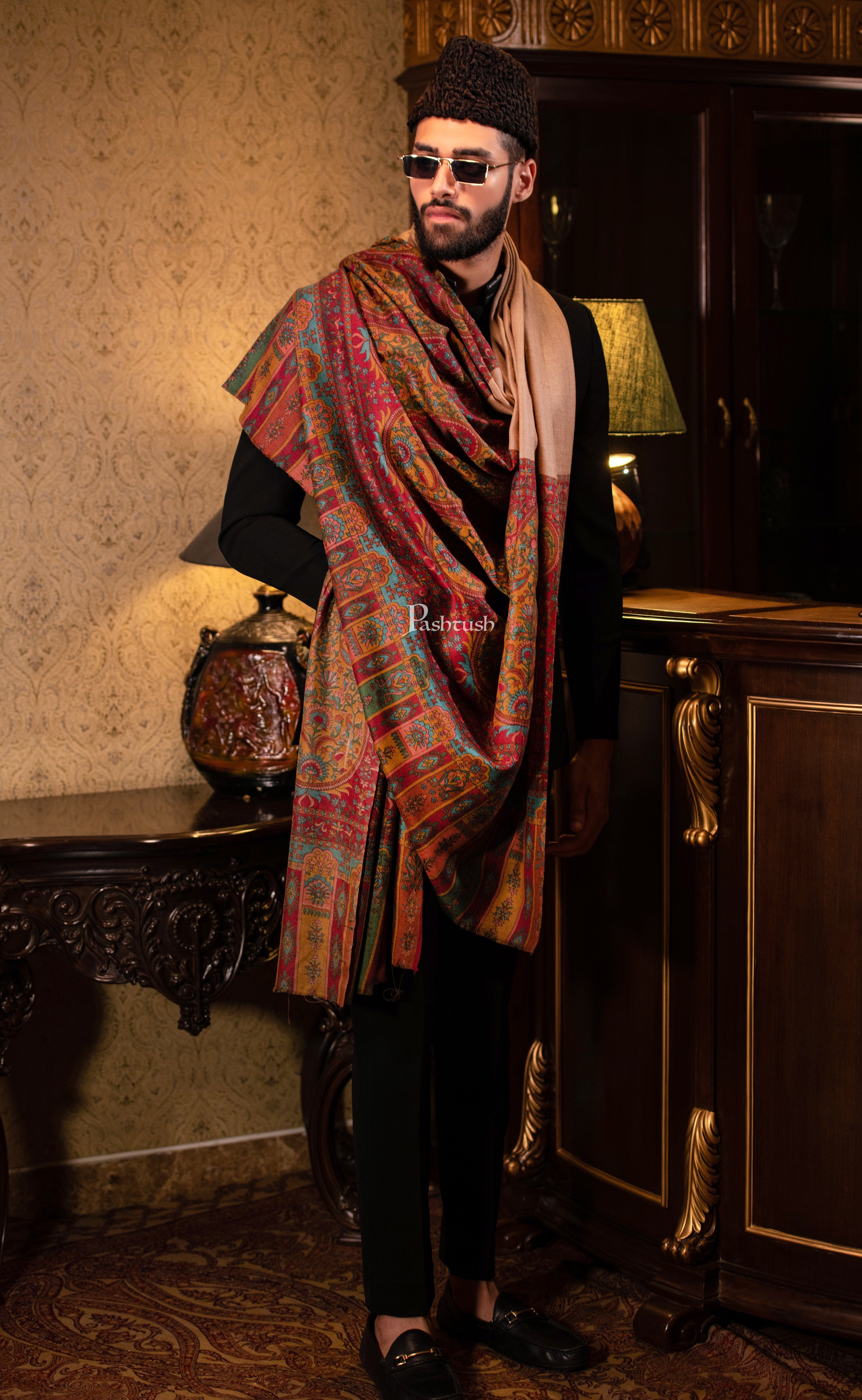 pashtush shawl for men