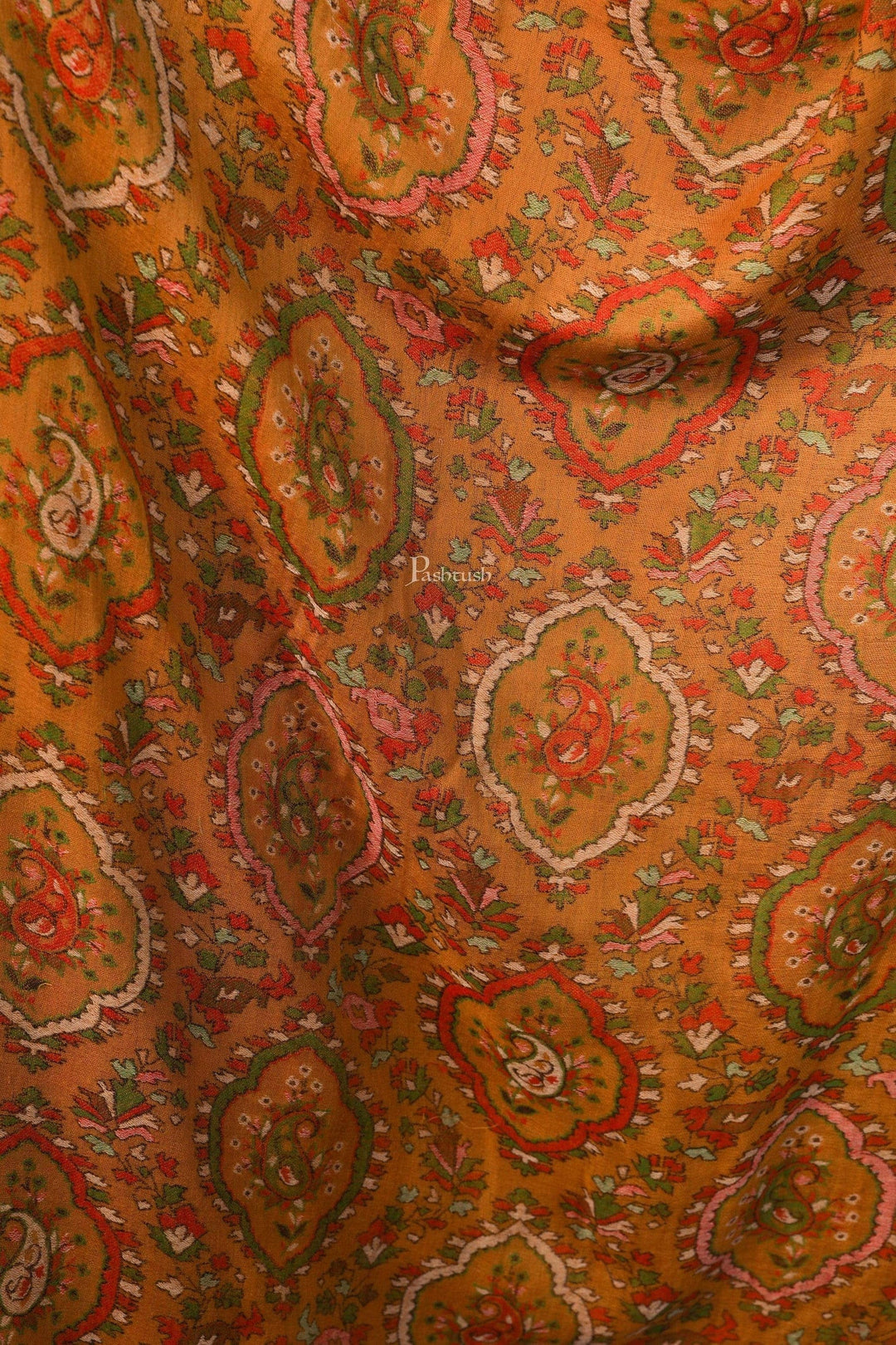 Pashtush India Gift Pack Pashtush His and Her Gift Set of 100% Pure Wool Shawl and Stole, Premium Gift Box Packaging, Beige and Mustard