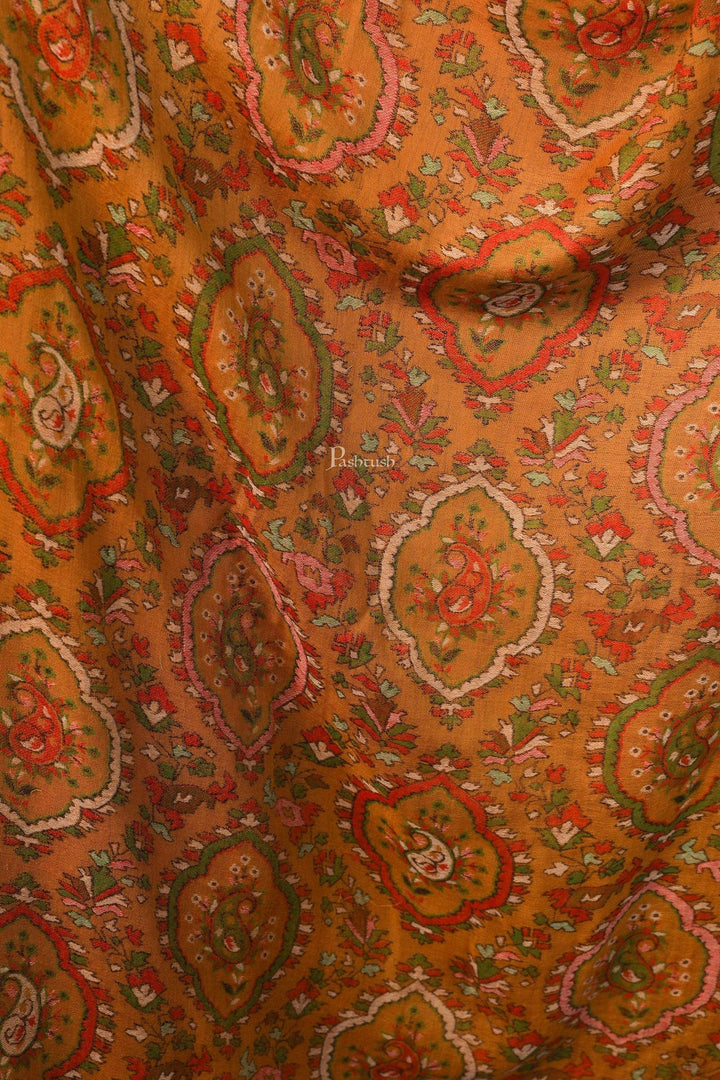 Pashtush India Gift Pack Pashtush His and Her Gift Set of 100% Pure Wool Shawl and Stole, Premium Gift Box Packaging, Beige and Mustard