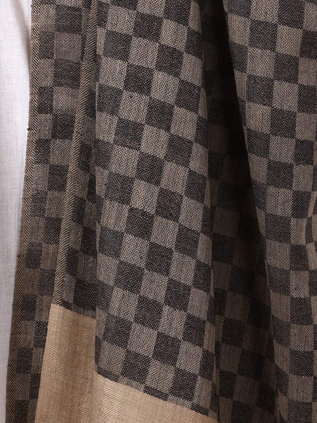 Pashtush India Gift Pack Pashtush His and Her Gift Set of Mens Fine Wool Stole and Womens Bamboo Stole, Black and Multicoloured, Packaged in Keepsake Wooden Chester Gift Box