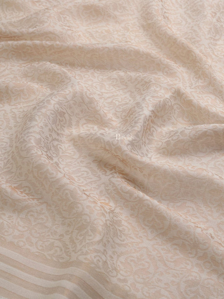 Pashtush India Gift Pack Pashtush His And Her Set Of Fine Wool Shawls, Premium Gift Box Packaging, Beige and Ivory