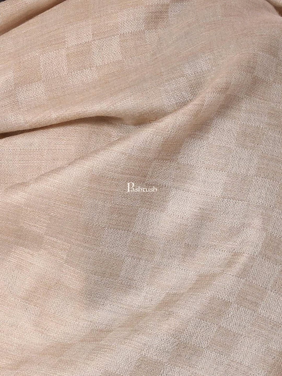 Pashtush India Gift Pack Pashtush His And Her Set Of Mens Fine Stole and Womens Shawl, Premium Gift Box Packaging, Beige
