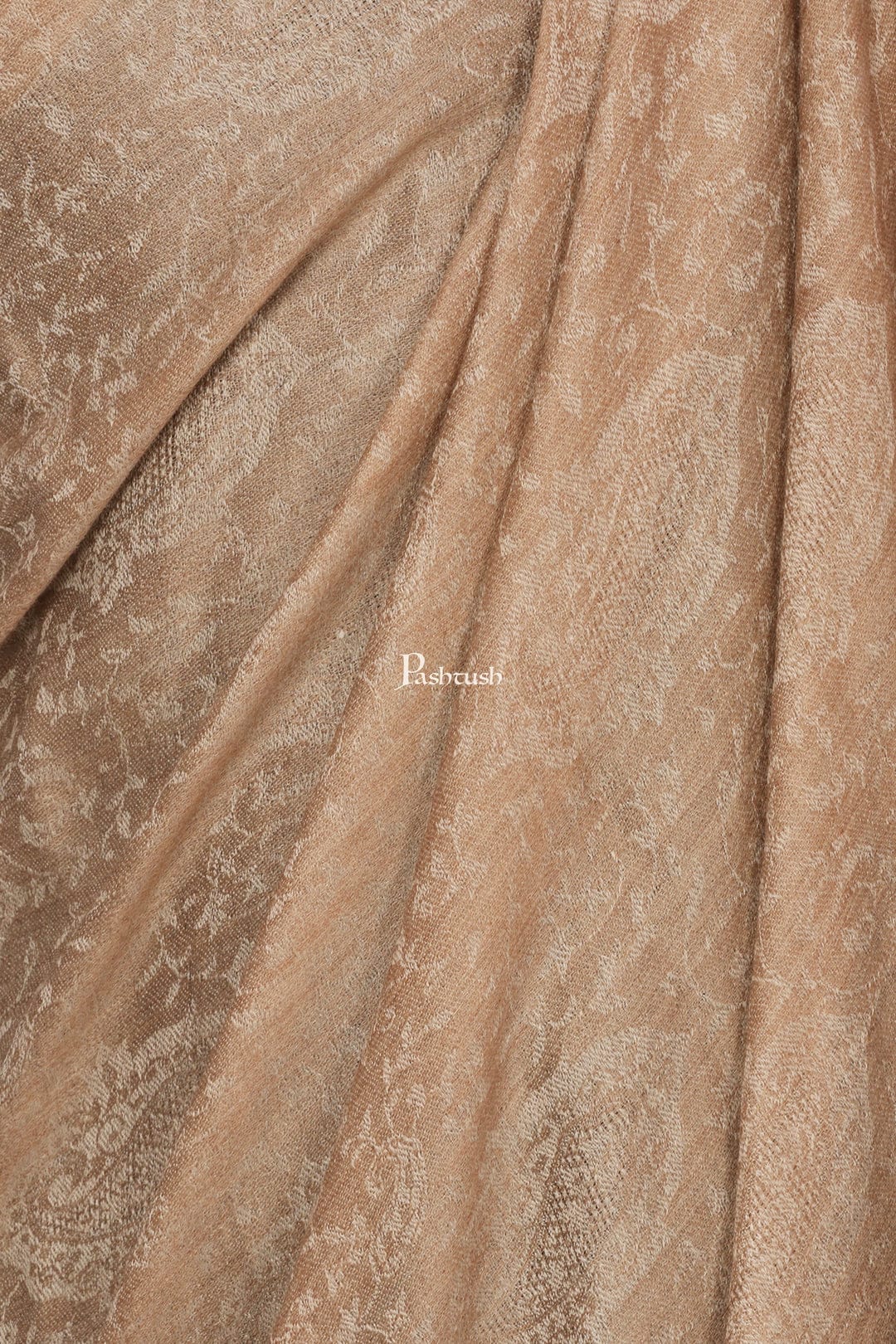 Pashtush India Gift Pack Pashtush His And Her Set Of Mens Fine Wool Shawl and Womens Twilight Shawl, Premium Gift Box Packaging, Beige