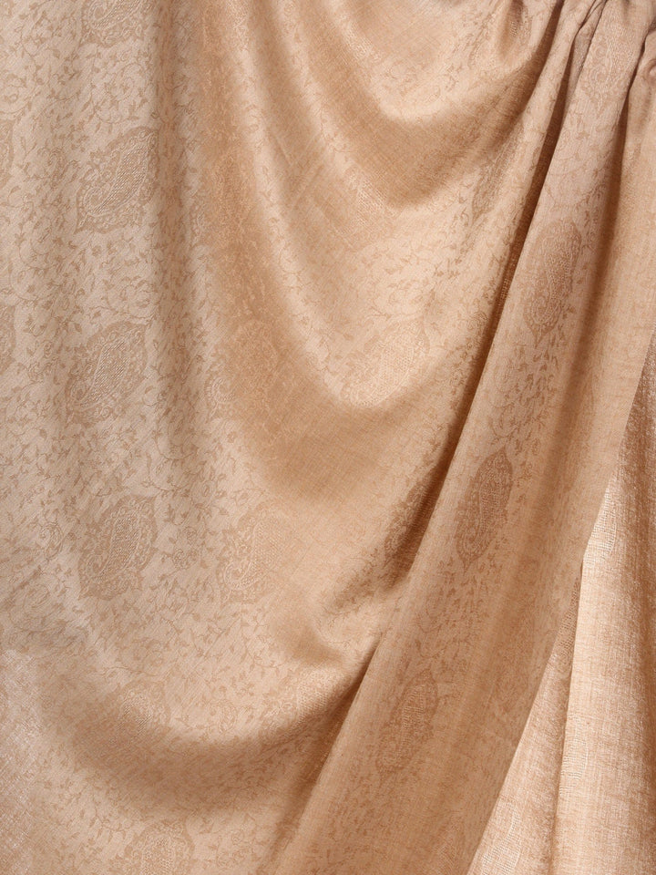 Pashtush India Gift Pack Pashtush His And Her Set Of Mens Fine Wool Shawls, Premium Gift Box Packaging, Taupe