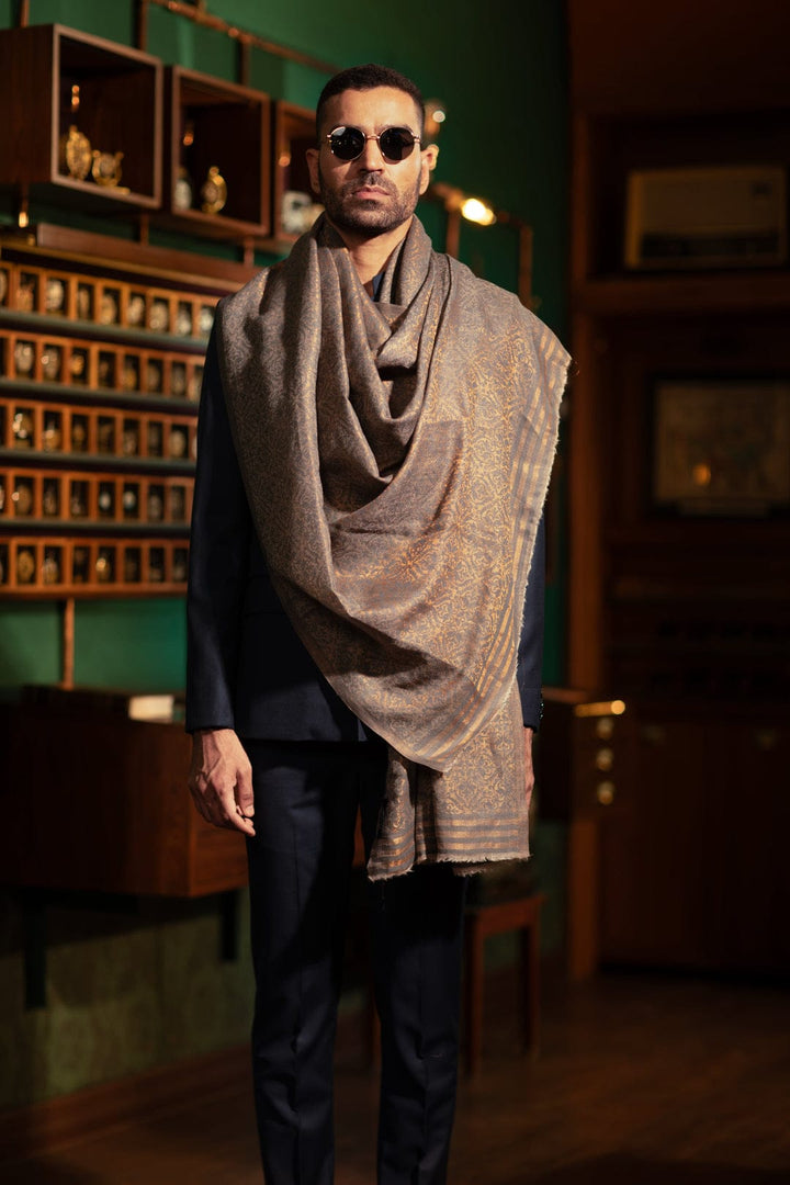 Pashtush India Gift Pack Pashtush His And Her Set Of Mens Fine Wool Stole and Womens Bamboo Stole, Premium Gift Box Packaging, Multicolour