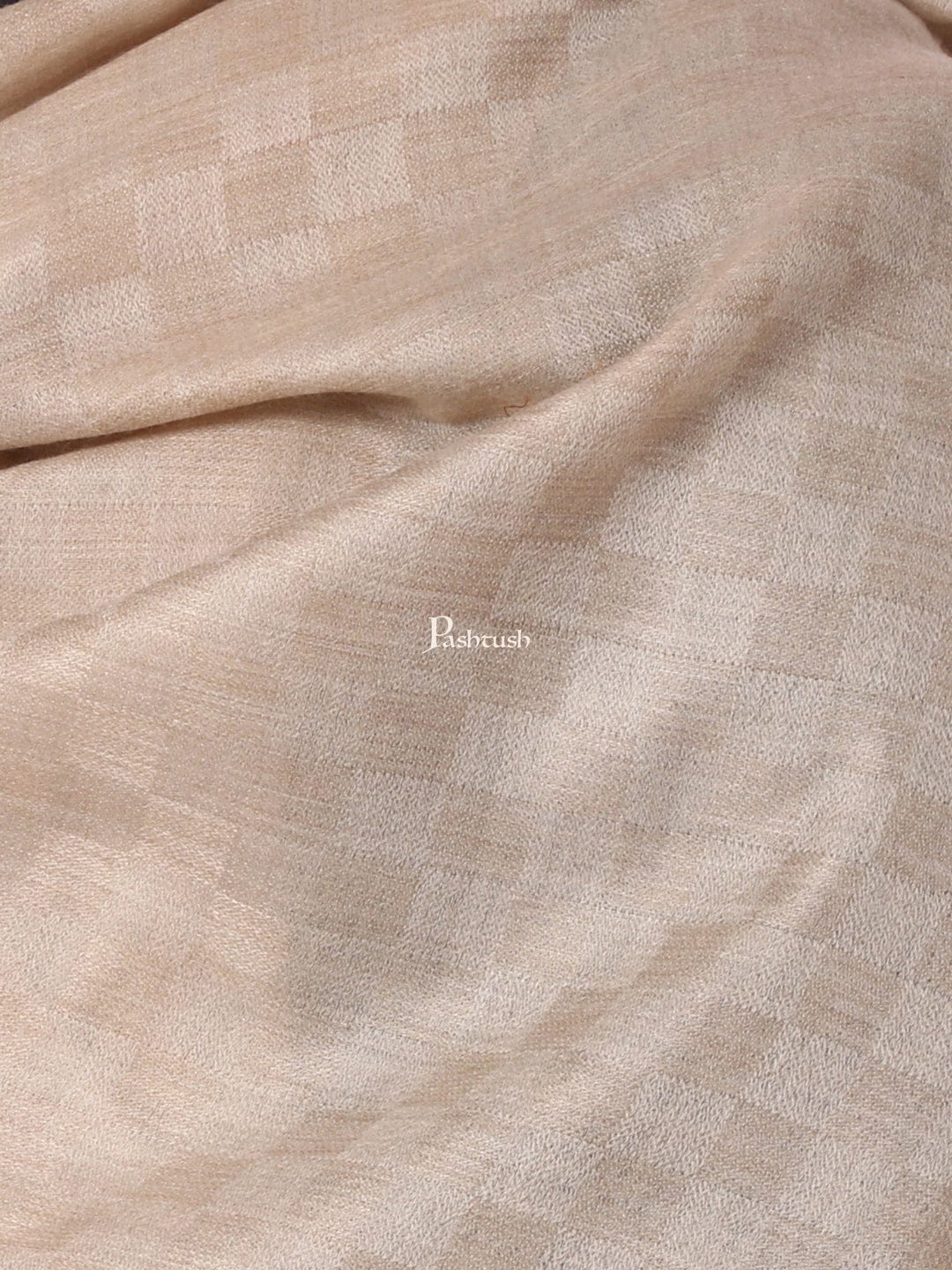 Pashtush India Gift Pack Pashtush His And Her Set Of Mens Fine Wool Stole and Womens Pure Wool Stole, Premium Gift Box Packaging, Beige and Blue