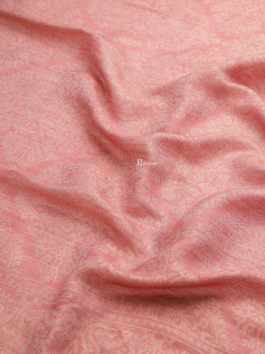 Pashtush India Gift Pack Pashtush His And Her Set Of Mens Jamawar Stole and Womens Extra Fine Wool Shawl, Premium Gift Box Packaging, Navy Blue and Rose