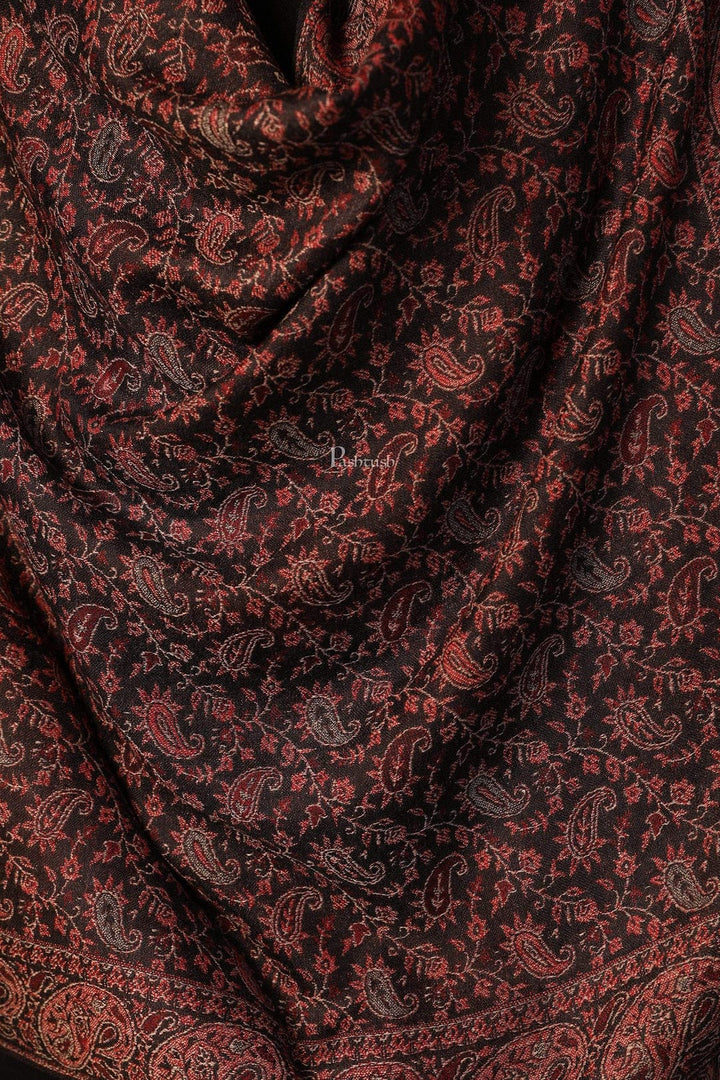 Pashtush India Gift Pack Pashtush His And Her Set Of Mens Twilight Stole and Womens Fine Wool Stole, Premium Gift Box Packaging, Gold and Black