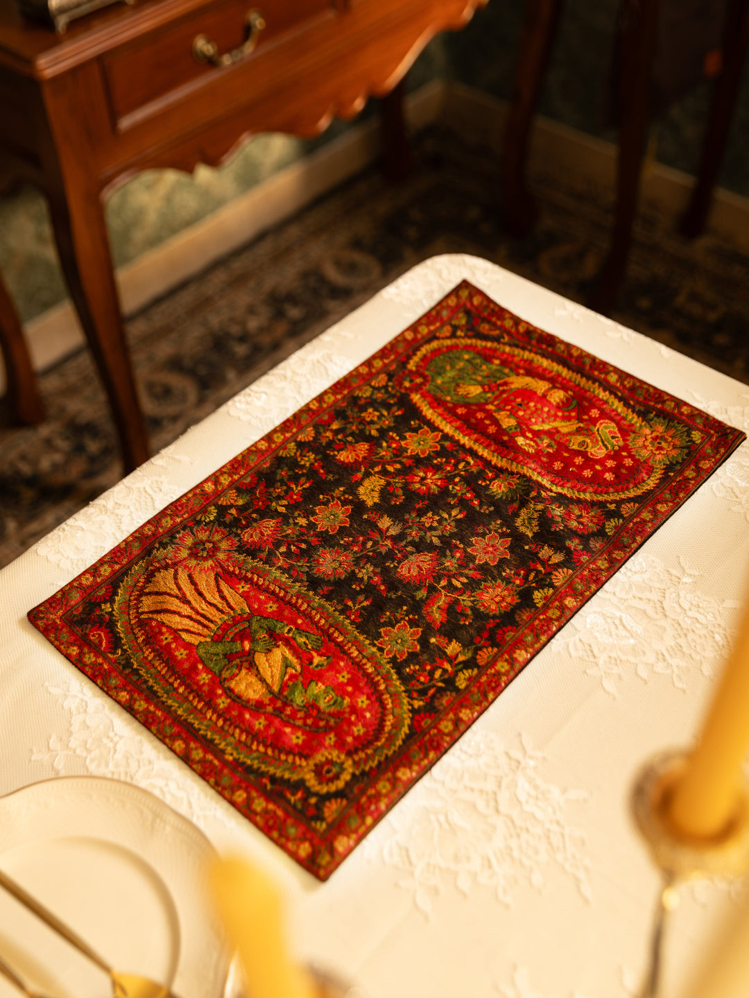 Pashtush India Gift Pack Pashtush Luxury Table Mats, Twilight Collection, Multicolour