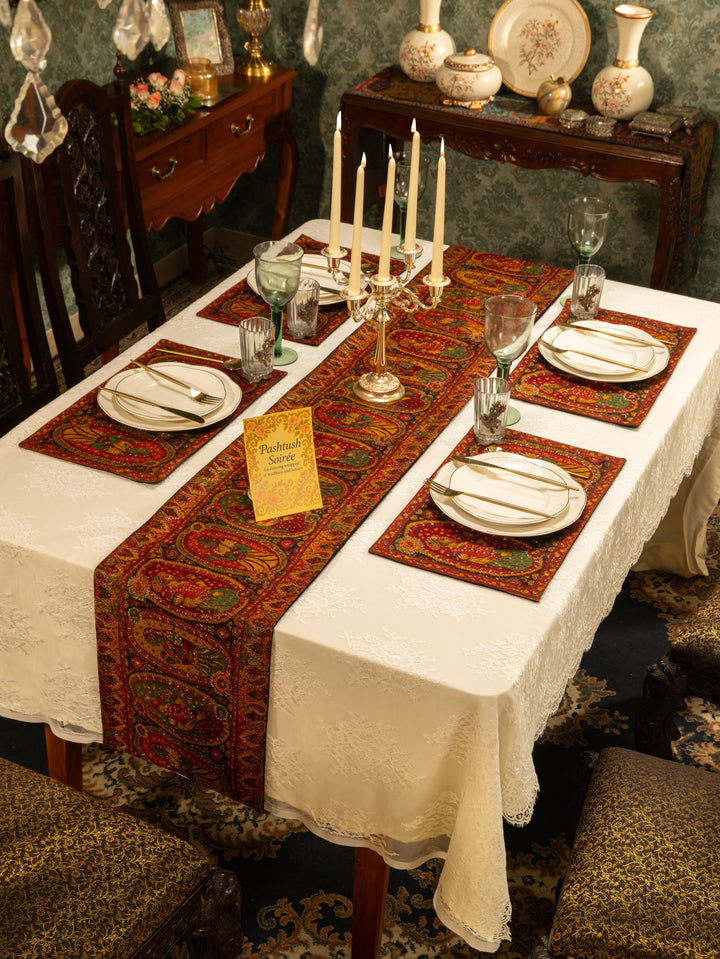 Pashtush India Gift Pack Pashtush Luxury Table Mats, Twilight Collection, Multicolour