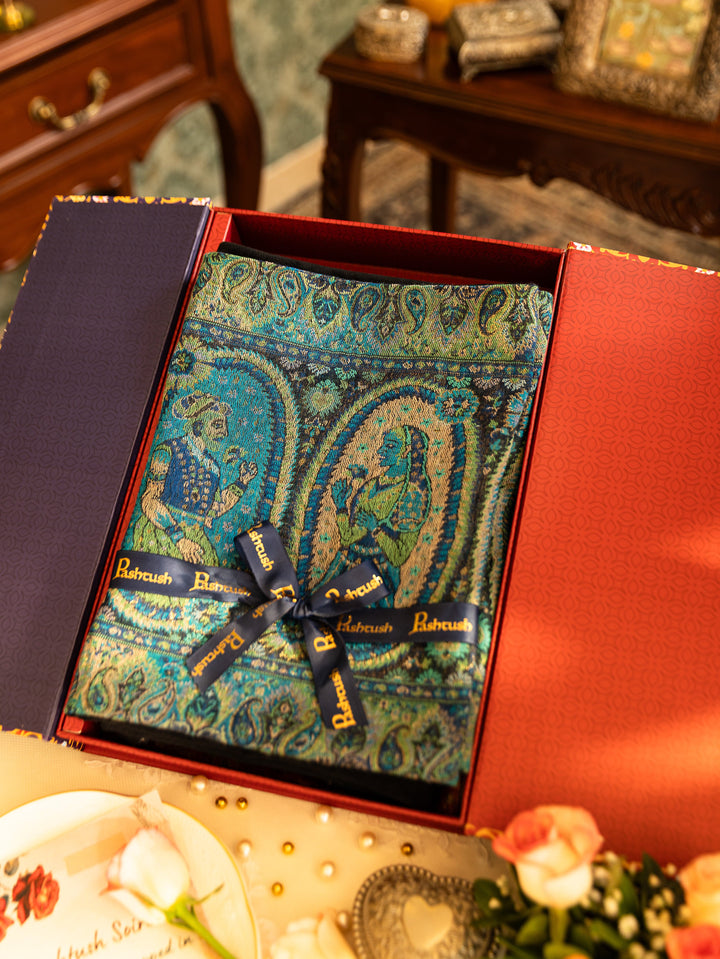Pashtush India Gift Pack Pashtush Luxury Table Runner, Twilight Collection, Multicolour