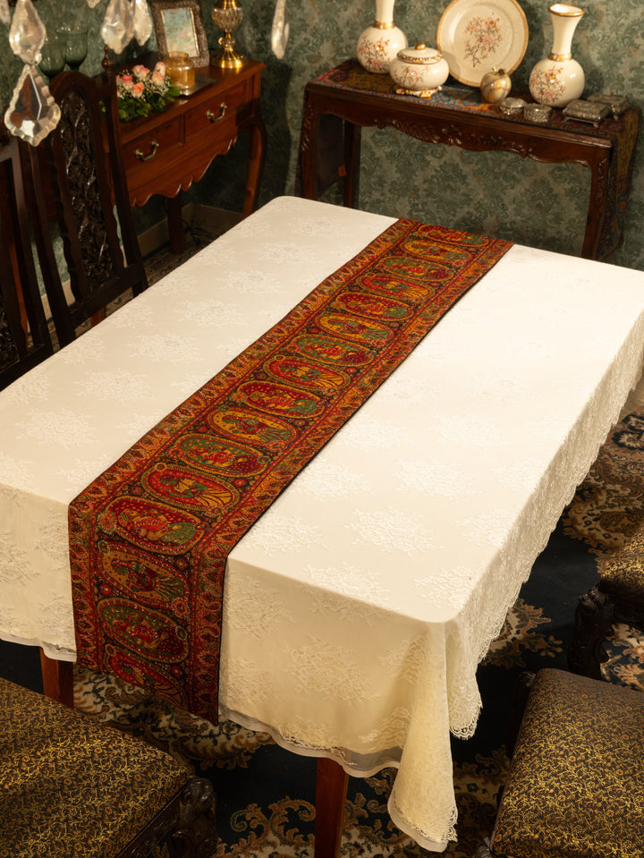 Pashtush India Gift Pack Pashtush Luxury Table Runner with Mats Set, Twilight Collection, Multicolour