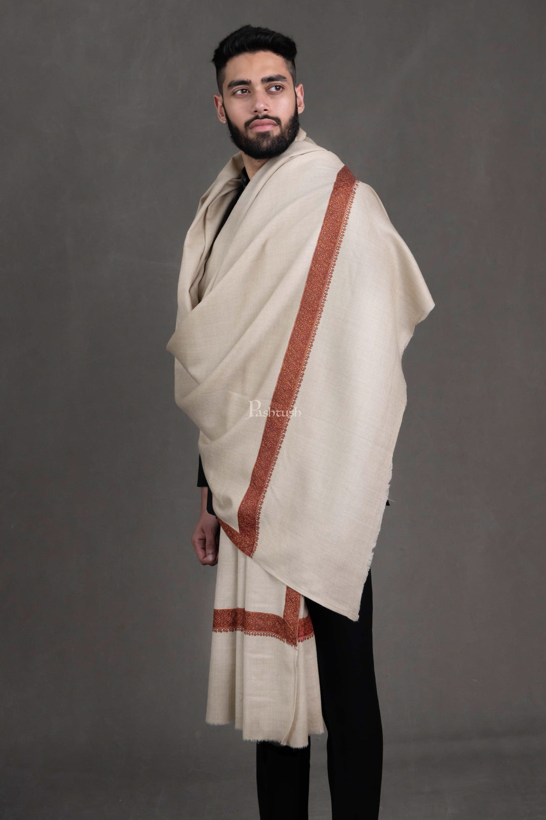 Pure Wool Shawl Mens Pashmina Shawl Price Pure Wool Paisley Border