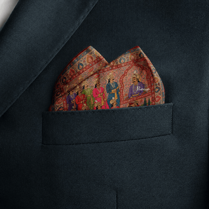 Pashtush India Mens Scarves Stoles and Mufflers Pashtush Mens Pocket Square