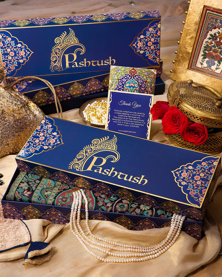 Pashtush India Box Pashtush Multi-Coloured Premium Box ( Box Only )