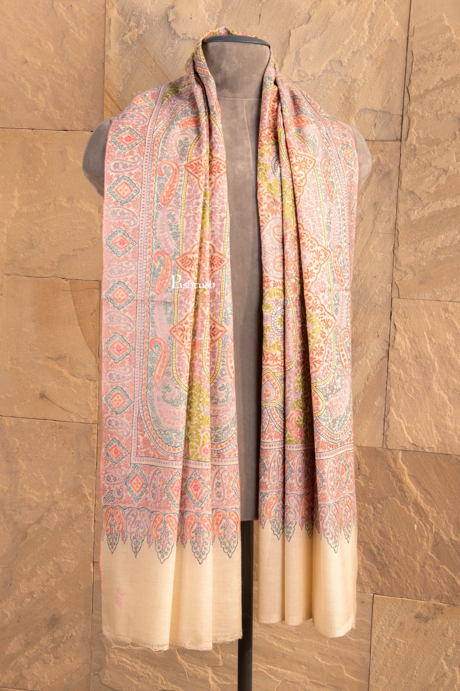 Pashtush Pure Pashmina Shawl (SKU: 231078)