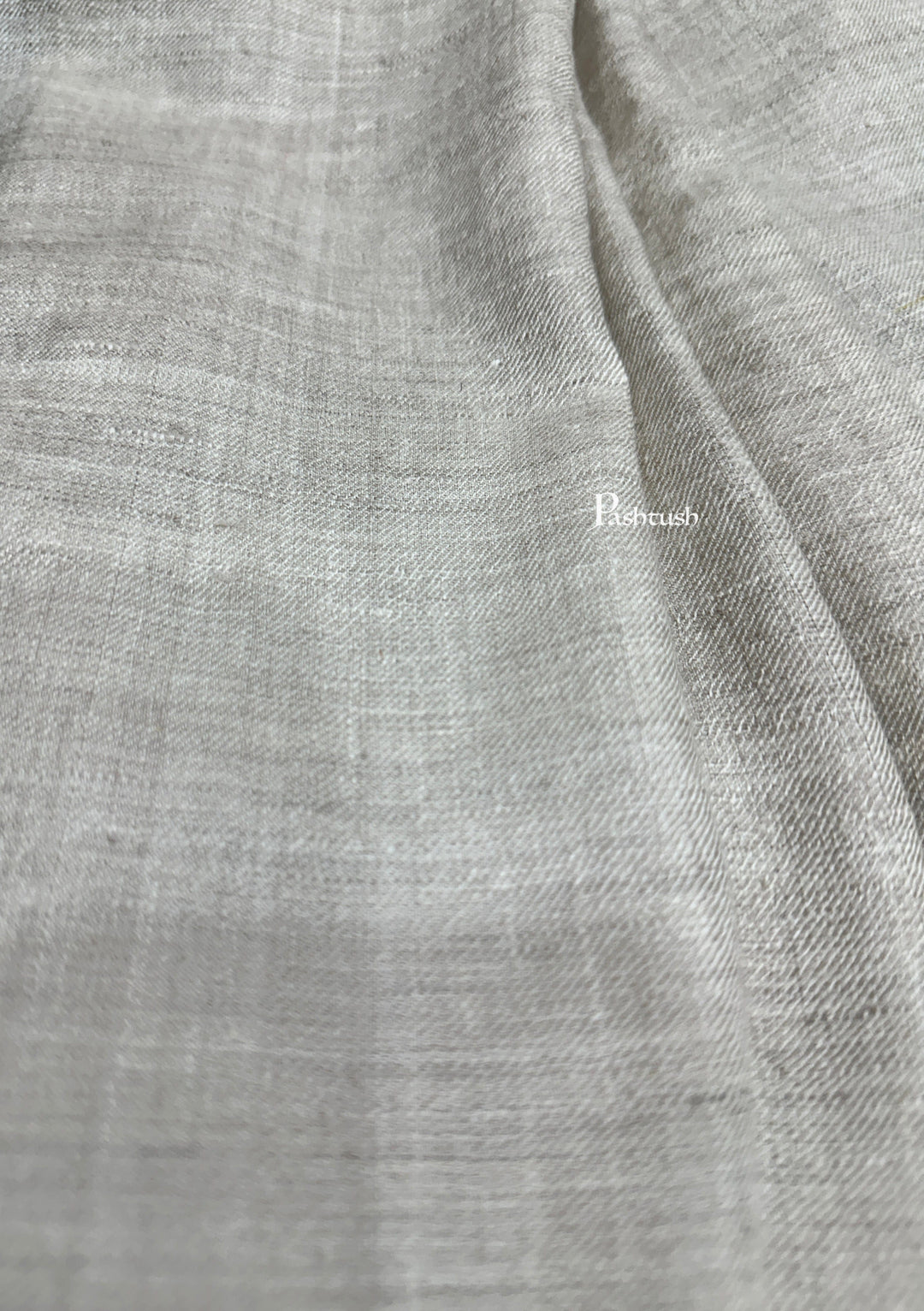 Pashtush India Womens Shawls Pashtush Pure Pashmina Shawl, Hand Woven, Handmade, Beige