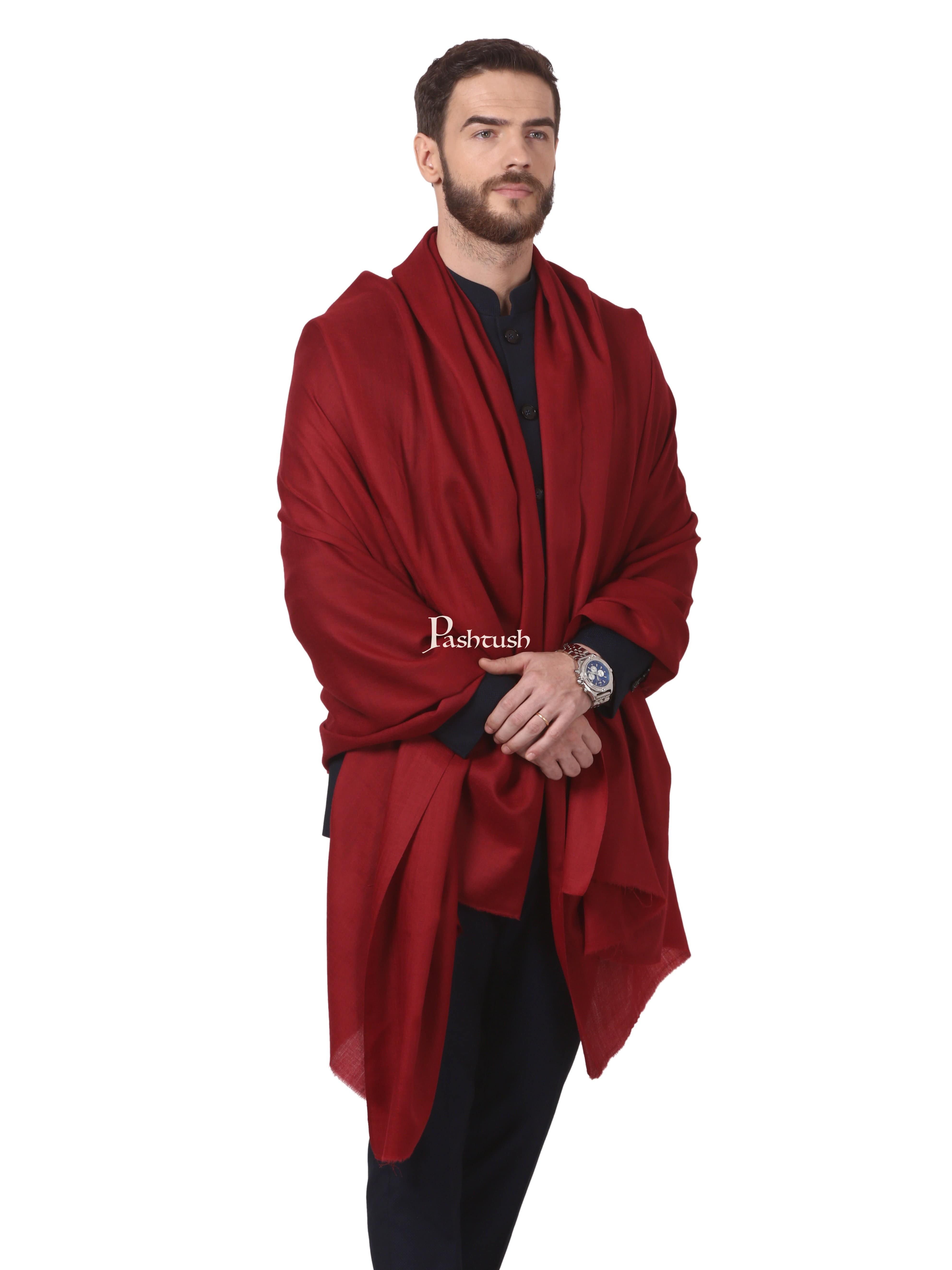 red shawl for men
