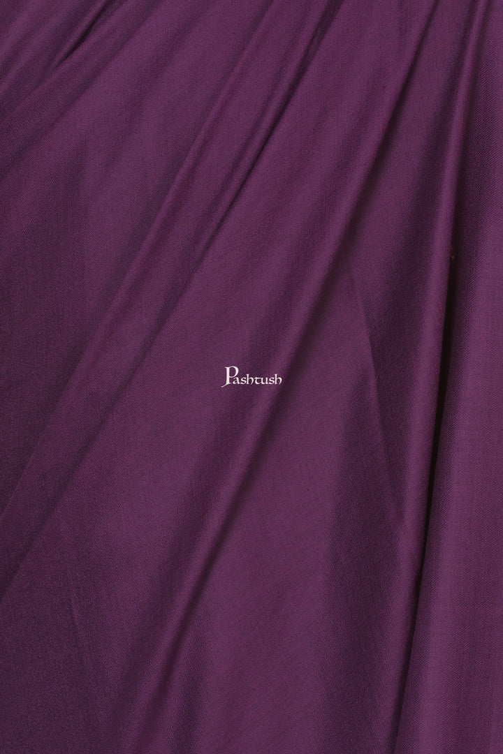 Pashtush India Mens Shawls Gents Shawl Pashtush Royal And Classy Fine Wool Mens Stole,Purple