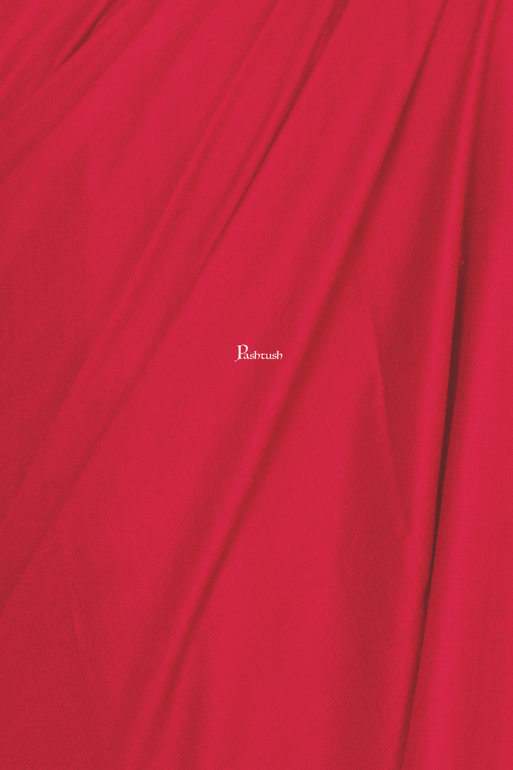 Pashtush India Mens Shawls Gents Shawl Pashtush Royal And Classy Fine Wool Mens Stole, Red