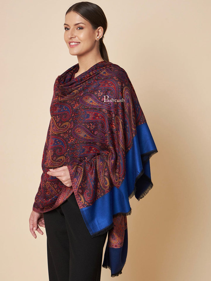 Pashtush India Womens Shawls Pashtush Womens Bamboo Shawl, Chanting Paisley Design, Multicolour