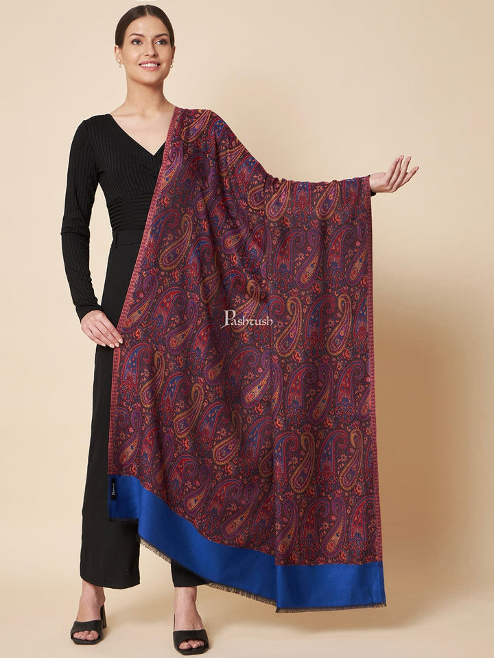 Pashtush India Womens Shawls Pashtush Womens Bamboo Shawl, Chanting Paisley Design, Multicolour