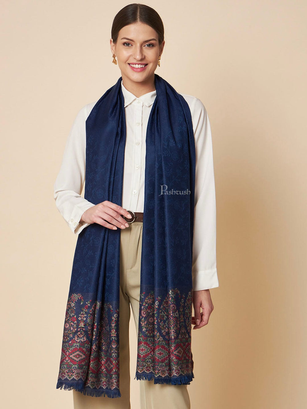 India Myntra Pashmina Shawl Myntra Pashtush Womens Bamboo Stole