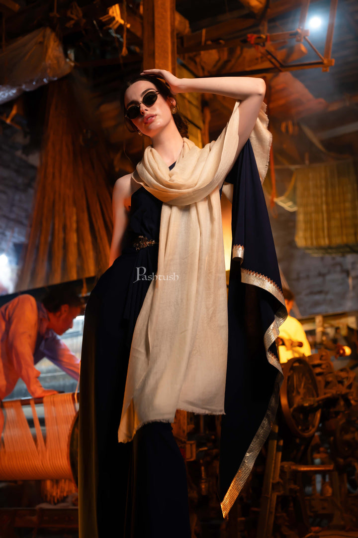 Pashtush India Womens Stoles and Scarves Scarf Pashtush Womens Cashmere Stole,  Design, Multicolour