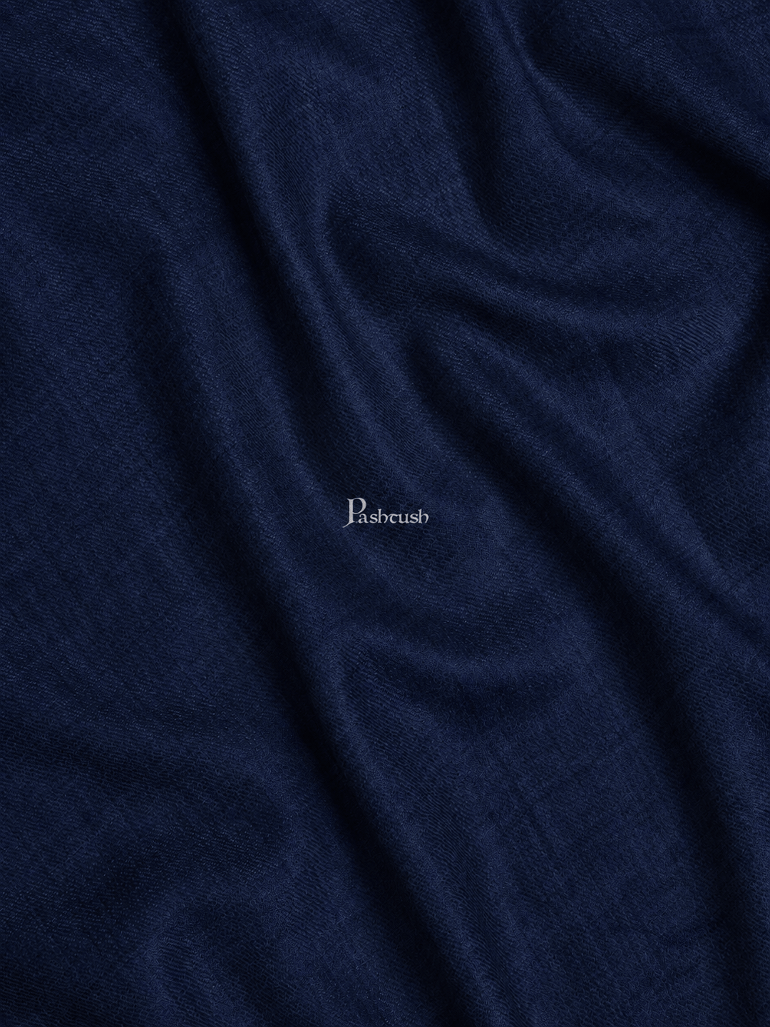 Pashtush India Womens Shawls Pashtush Womens Fine Wool Shawl, Basics, Extra Soft Warm Light Weight, Navy Blue