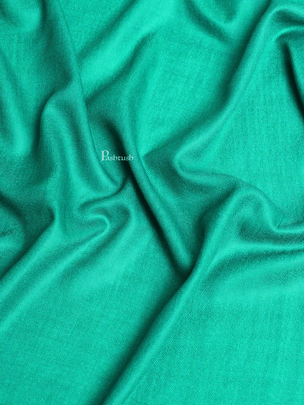 Pashtush India Womens Shawls Pashtush Womens Fine Wool Shawl, Extra Soft, Basics Solid, Seagreen
