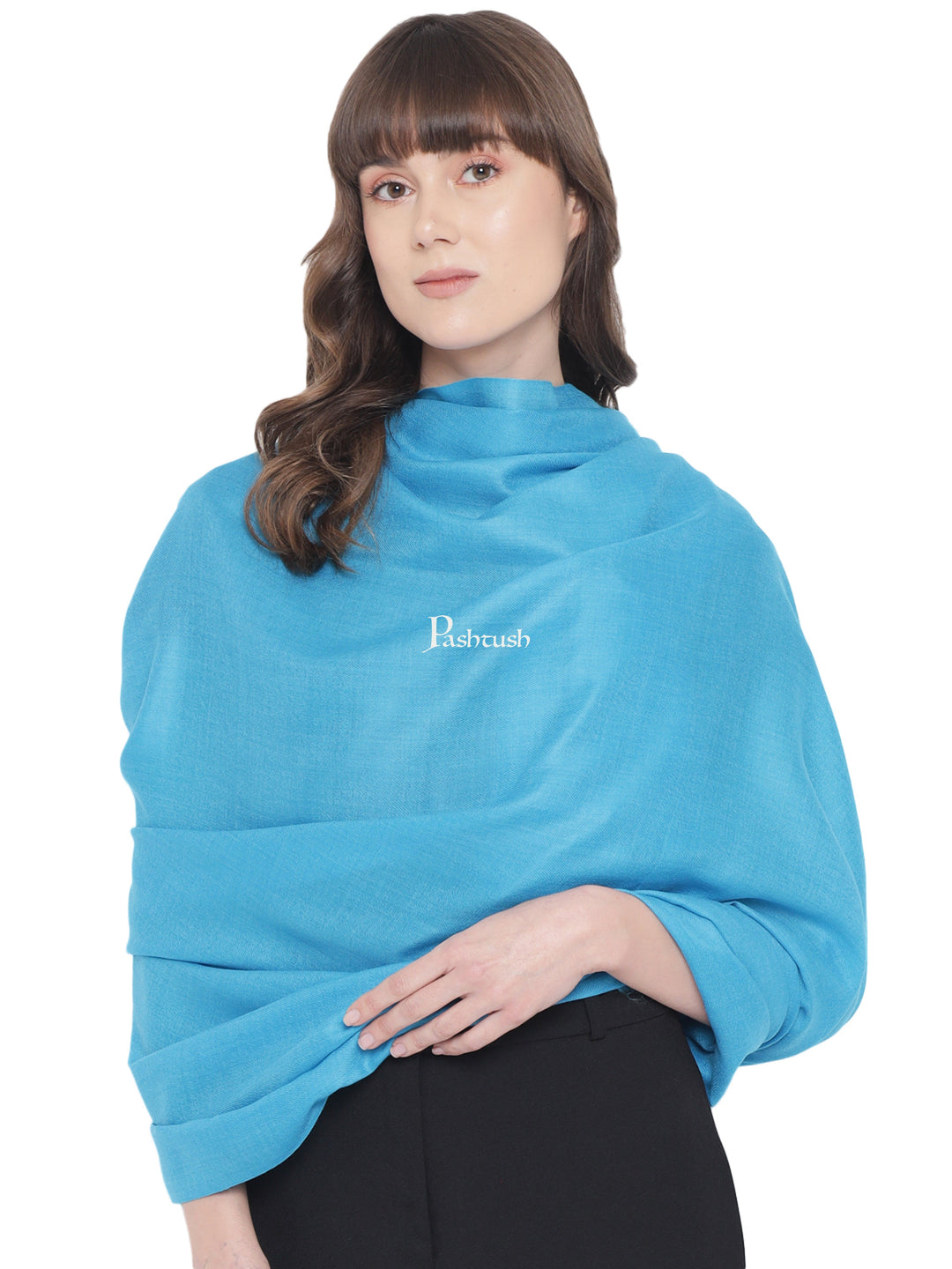 Pashtush Womens Fine Wool Shawl, Extra Soft, Warm, Light Weight