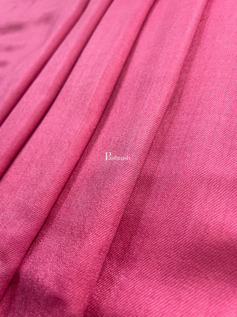 Pashtush India womens scarf and Stoles Pashtush Womens Fine Wool Stole, Solid Colour, Light Weight, Soft and Warm, Pink