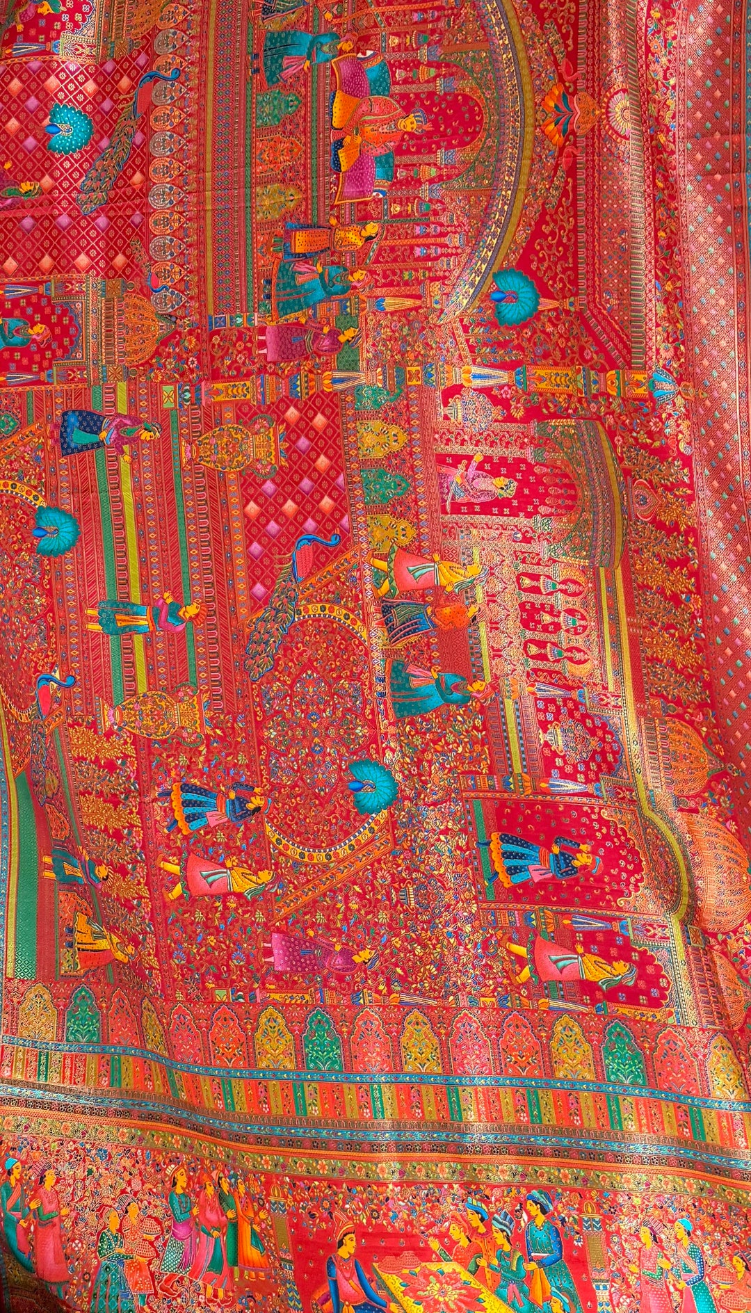 Pashtush Shawl Store Womens Suits Unstitched Material Pashtush Womens Saree, Bamboo Silk, Zari Weave Design, Rust