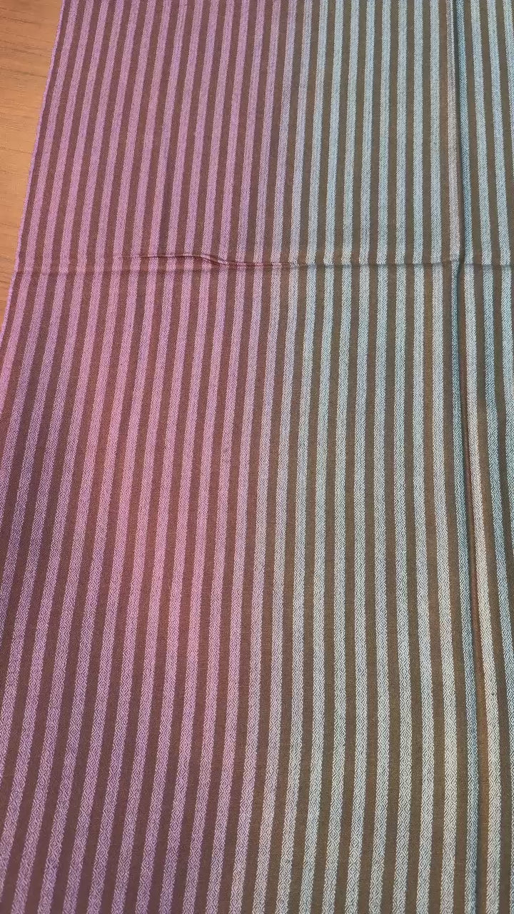 Pashtush Pure Cashmere Ombre Stole, Premium Extra Soft and Warm, Stripes