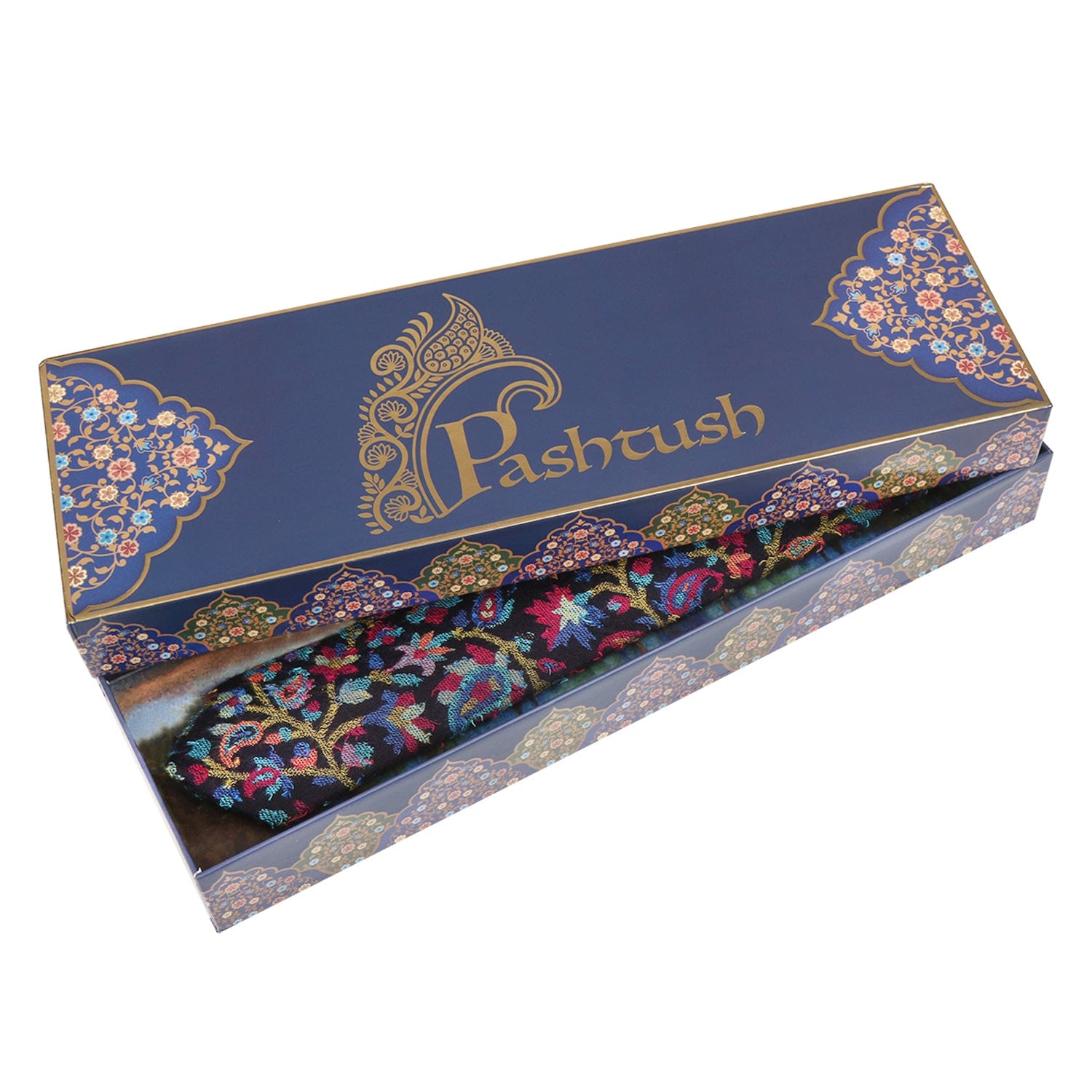 Pashtush India Mens Neckties Ties for Men Pashtush mens Bamboo tie, Jacquard Woven design, Multicolour