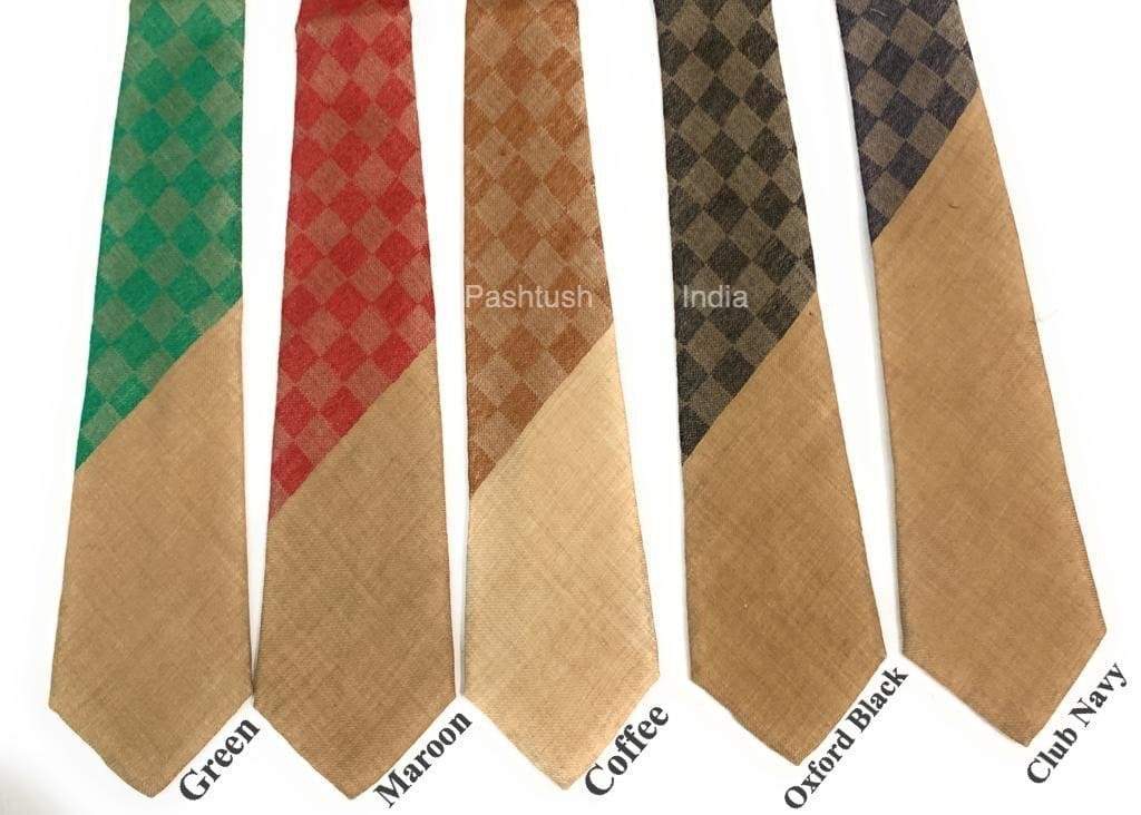 Pashtush India Tie Pashtush Mens Extra Fine Wool Tie, Premium Necktie for Gentlemen