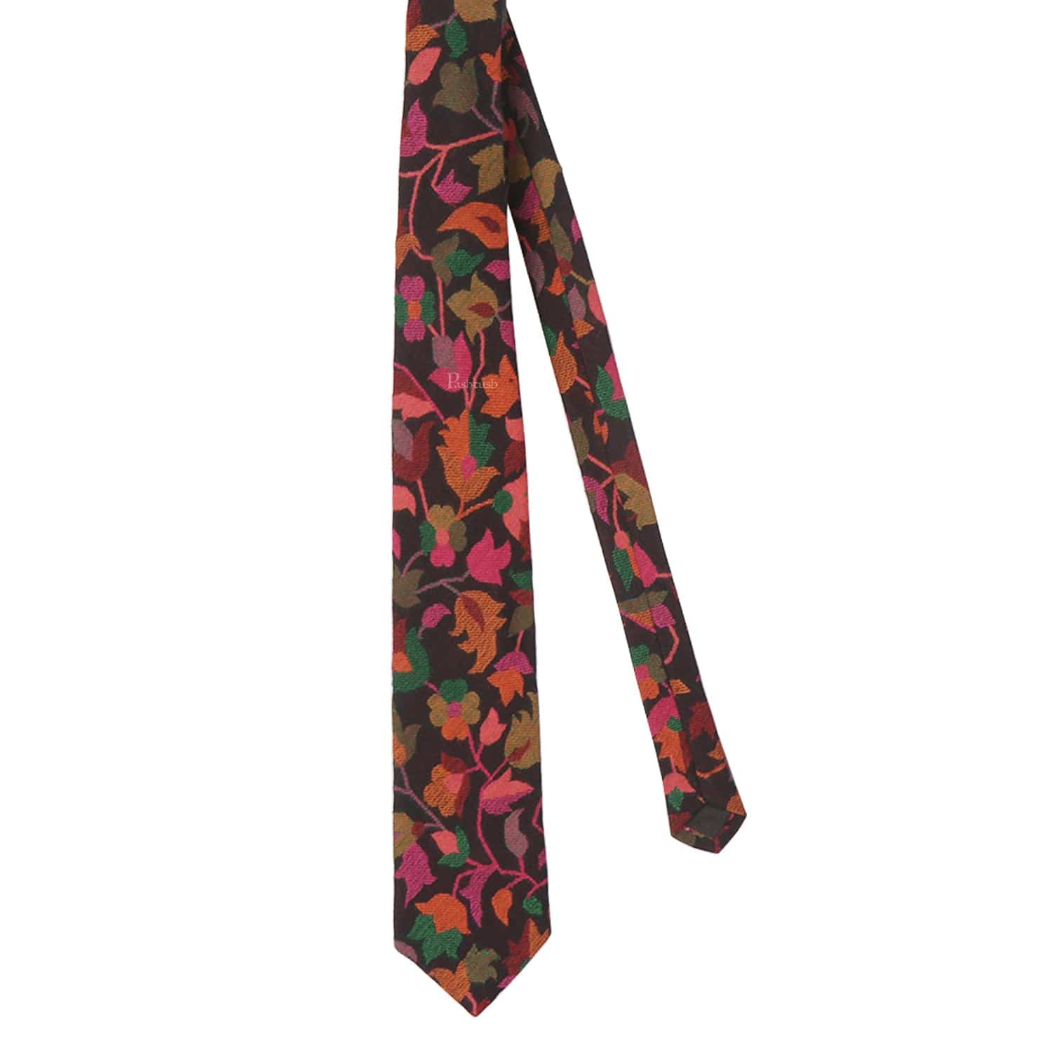 Pashtush India Mens Neckties Ties for Men Pashtush mens Fine Wool tie, Jacquard design, Multicolour