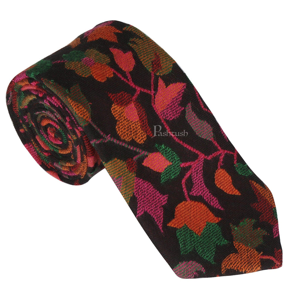 Pashtush India Mens Neckties Ties for Men Pashtush mens Fine Wool tie, Jacquard design, Multicolour
