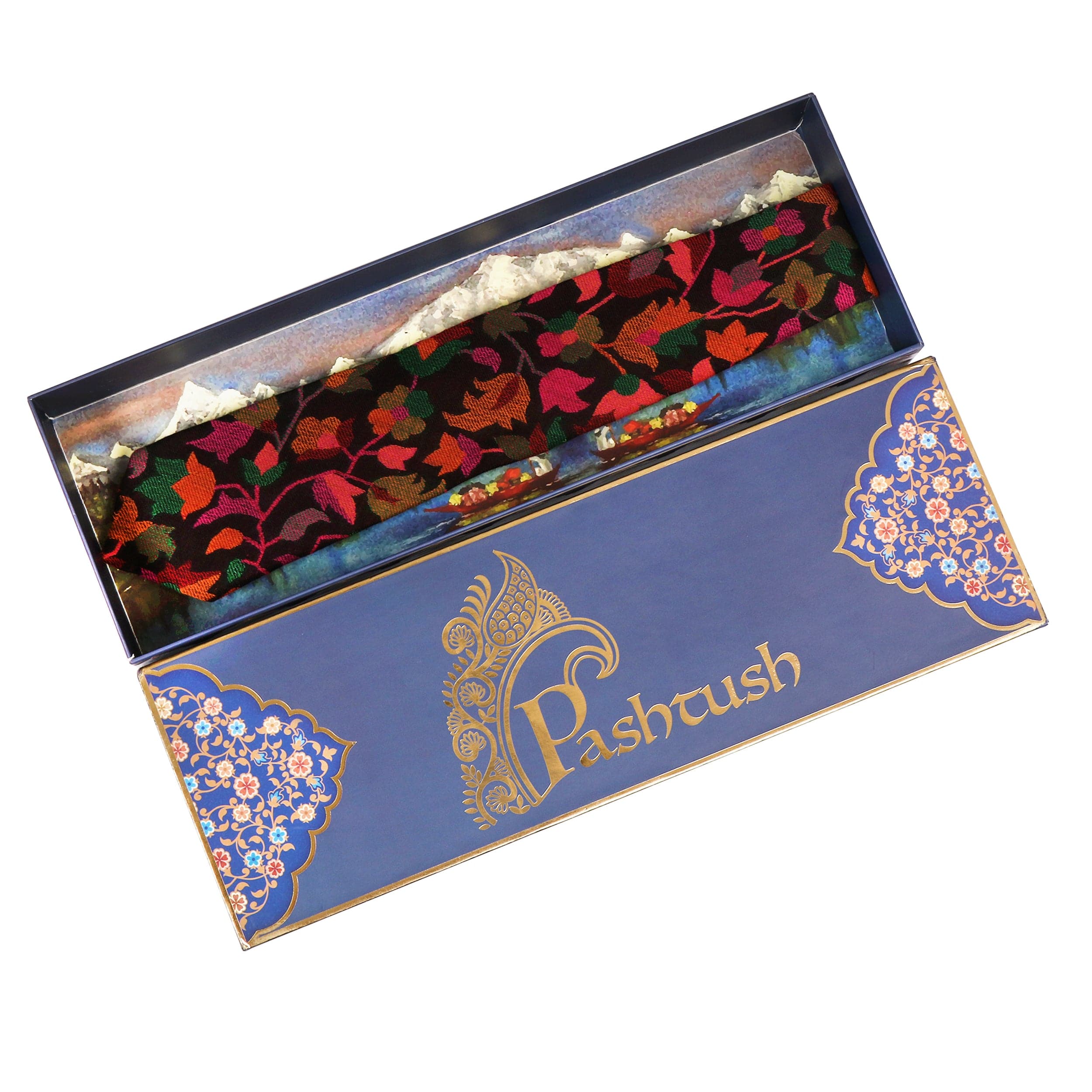 Pashtush India Mens Neckties Ties for Men Pashtush mens Fine Wool tie, Jacquard design, Multicolour