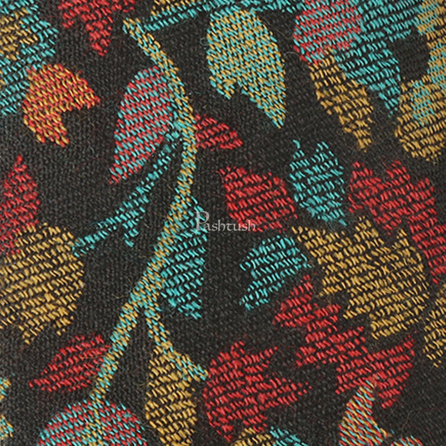 Pashtush India Mens Neckties Ties for Men Pashtush mens Fine Wool tie, Jacquard Woven design, Multicolour