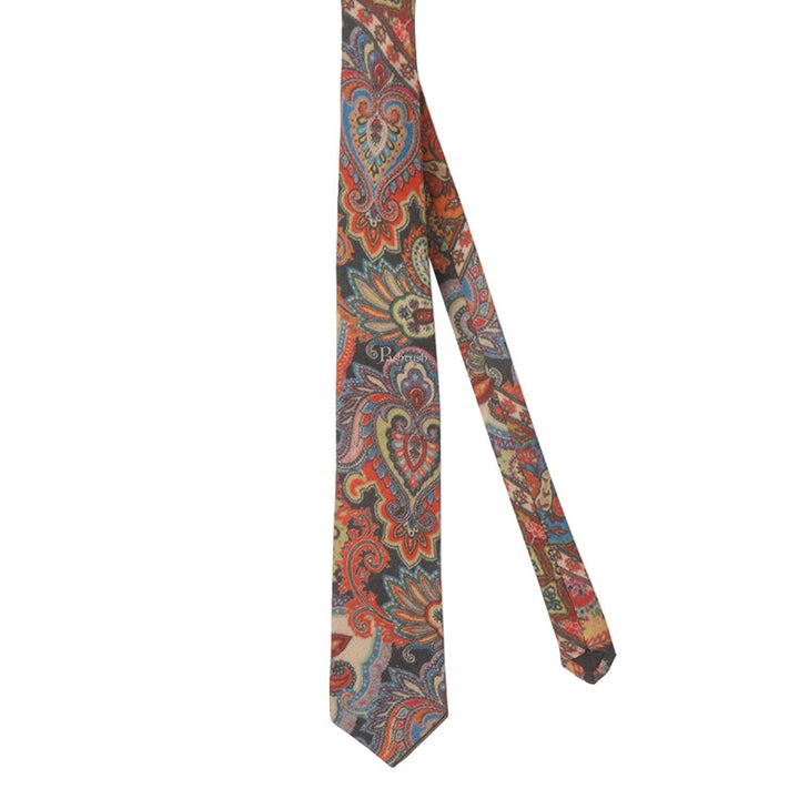 Pashtush India Mens Neckties Ties for Men Pashtush mens Fine Wool tie, Printed design, Multicolour