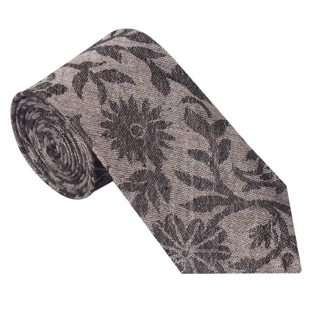 Pashtush India Tie Pashtush Mens Pashmina Necktie, Jacquard Ties for Men, Free Size
