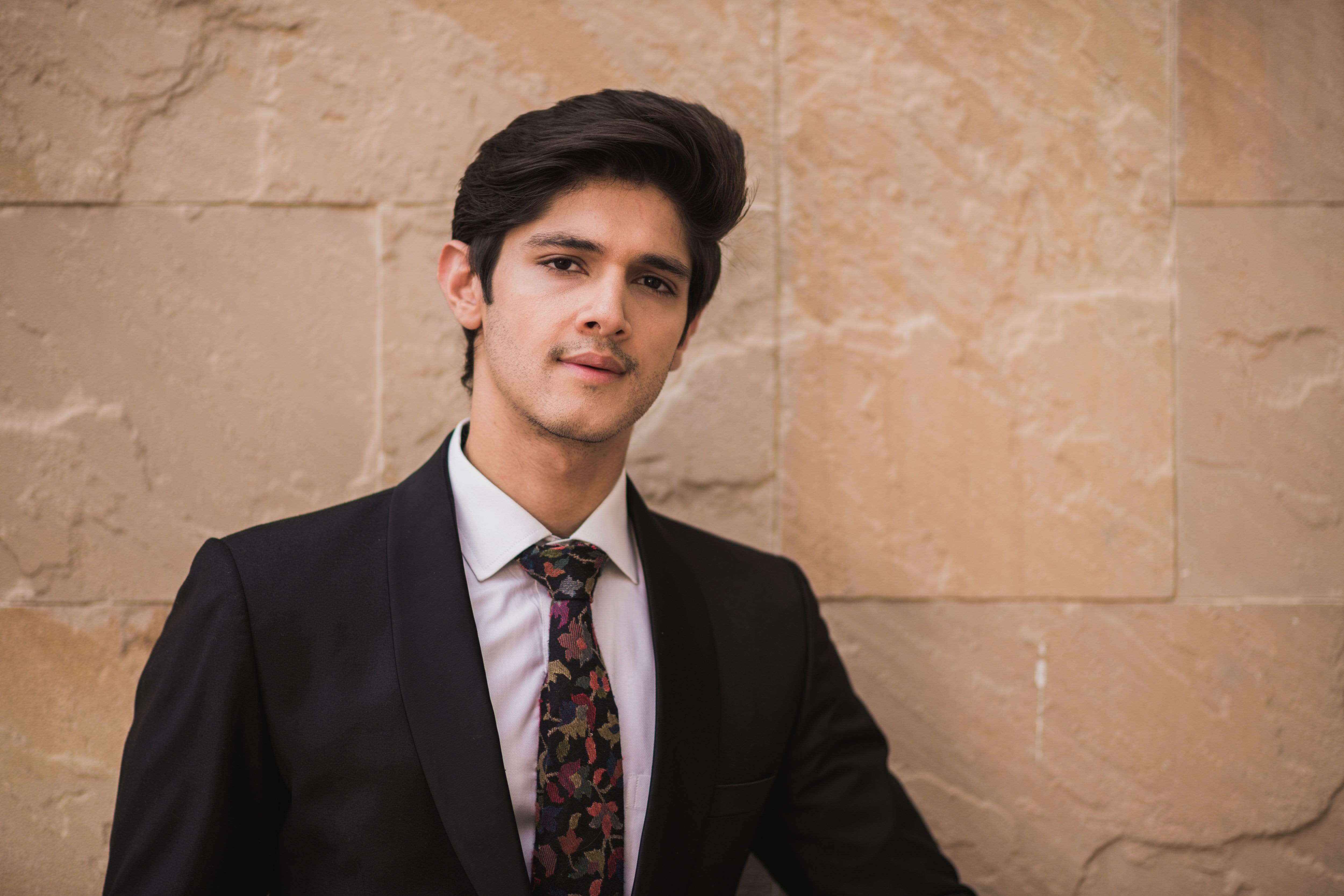 Pashtush India Tie Pashtush Mens Woven Jacquard Necktie, Tie for men, Bright Colours, Free Size, Black