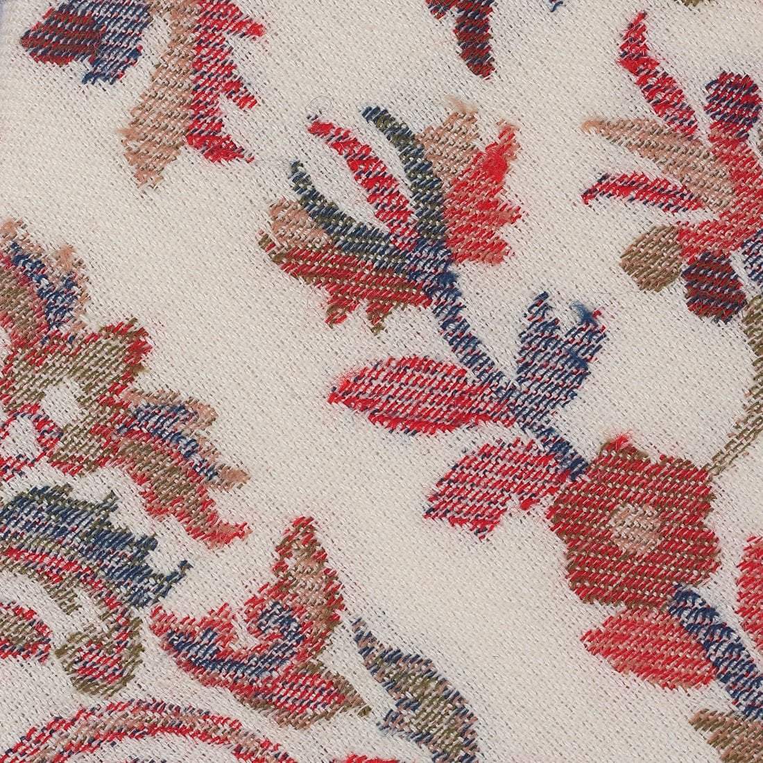 Pashtush Shawl Store Tie Pashtush Mens Woven Jacquard Necktie, Tie for men, Bright Colours, Free Size, Ivory