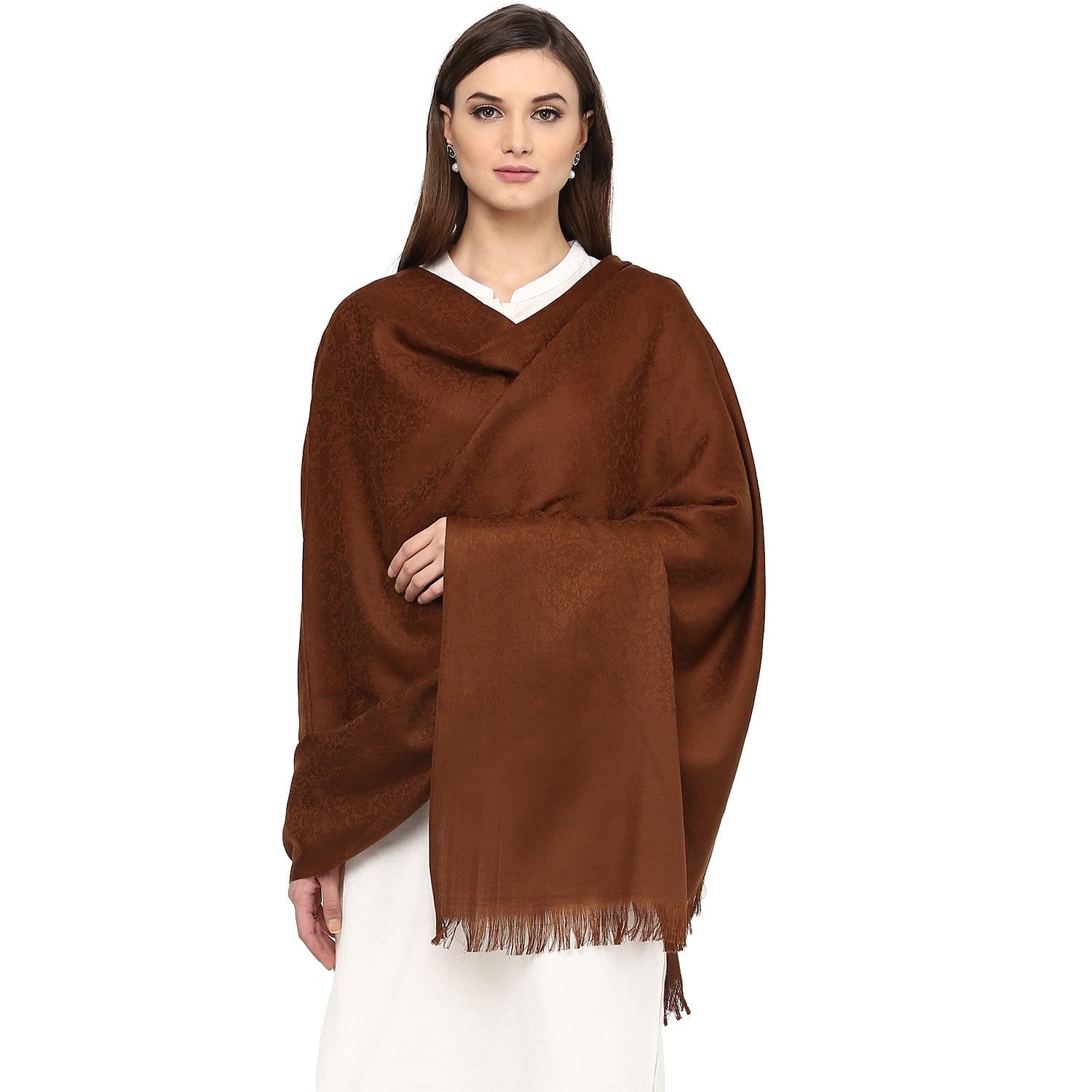 brown shawls