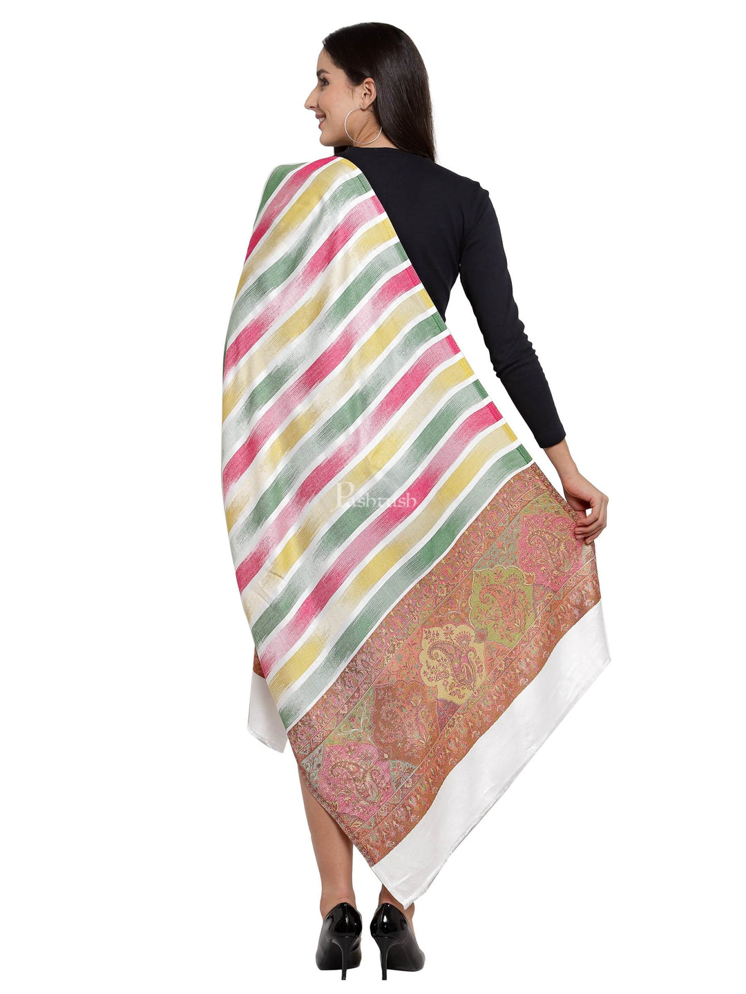 Pashtush India Womens Stoles and Scarves Scarf Pashtush Women'S Aztec Design, Soft Bamboo Scarf, Casual Shawls, Stoles, Wraps, Aztec Collection (Soft Bamboo)