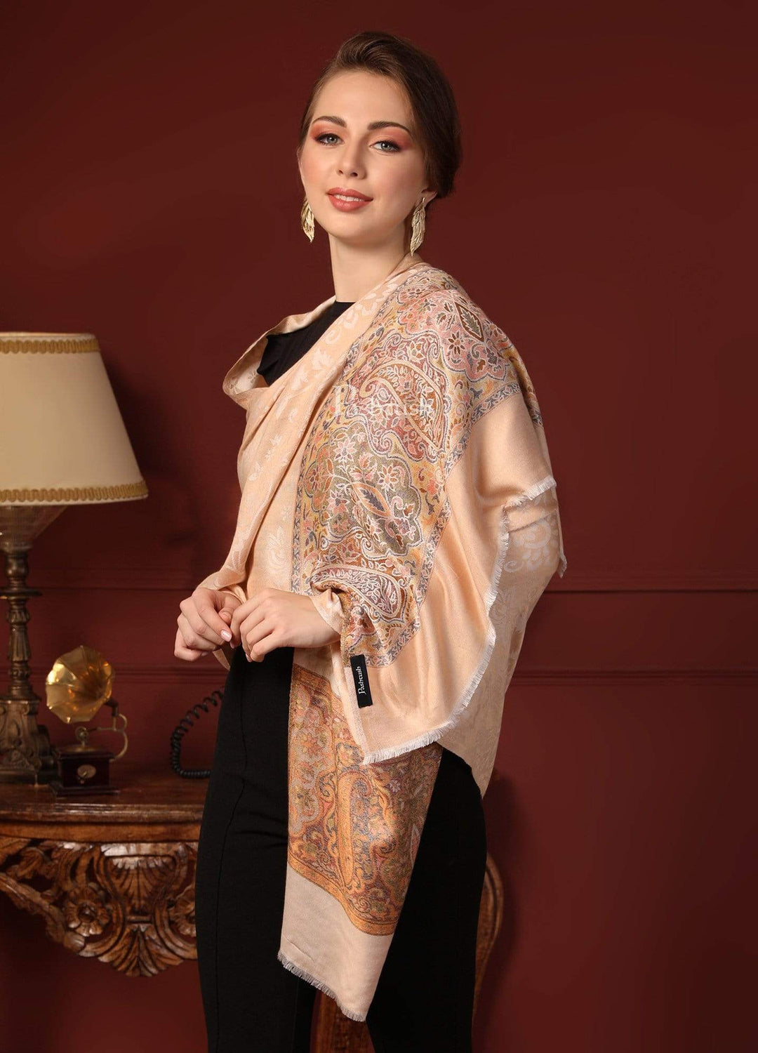 Pashtush India 0 Pashtush Women's Fine Wool Stole