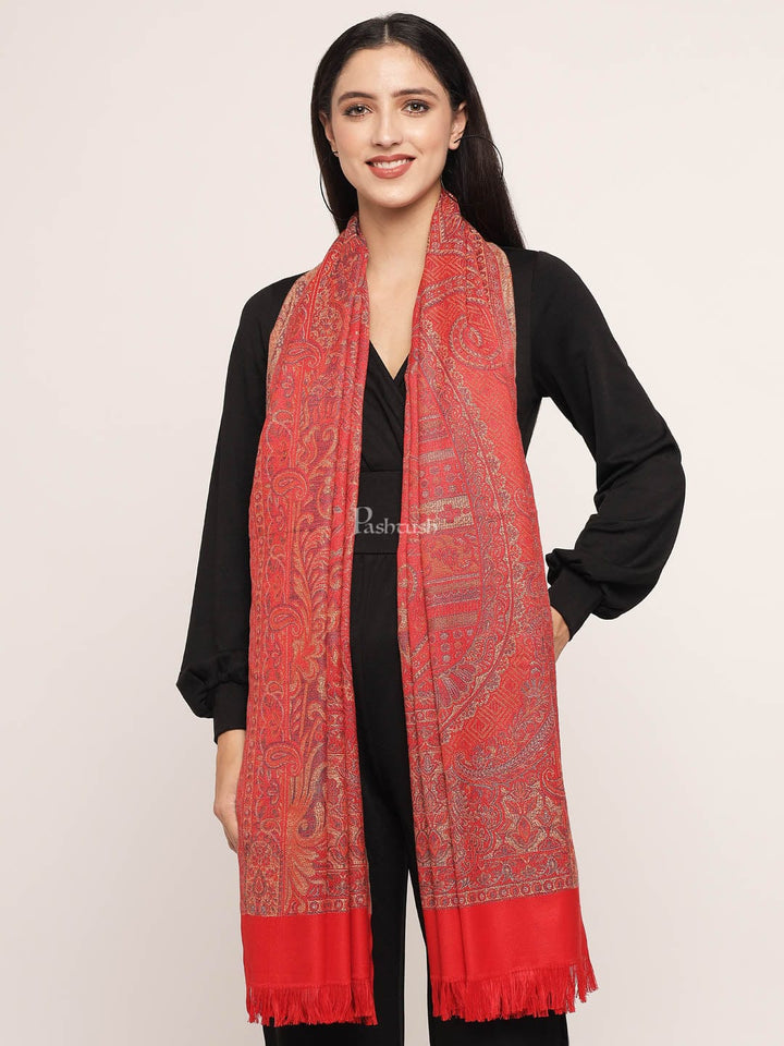 Pashtush India Womens Shawls Pashtush Women'S Jamawar Shawl