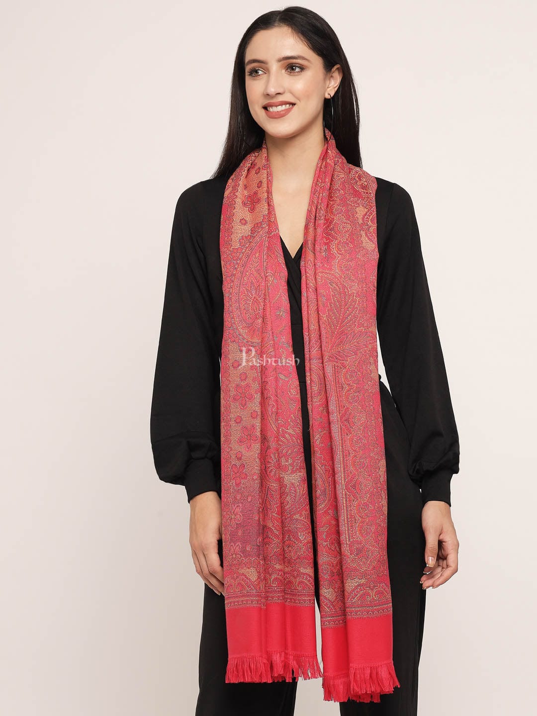 Pashtush India Womens Shawls Pashtush Women's Jamawar Shawl