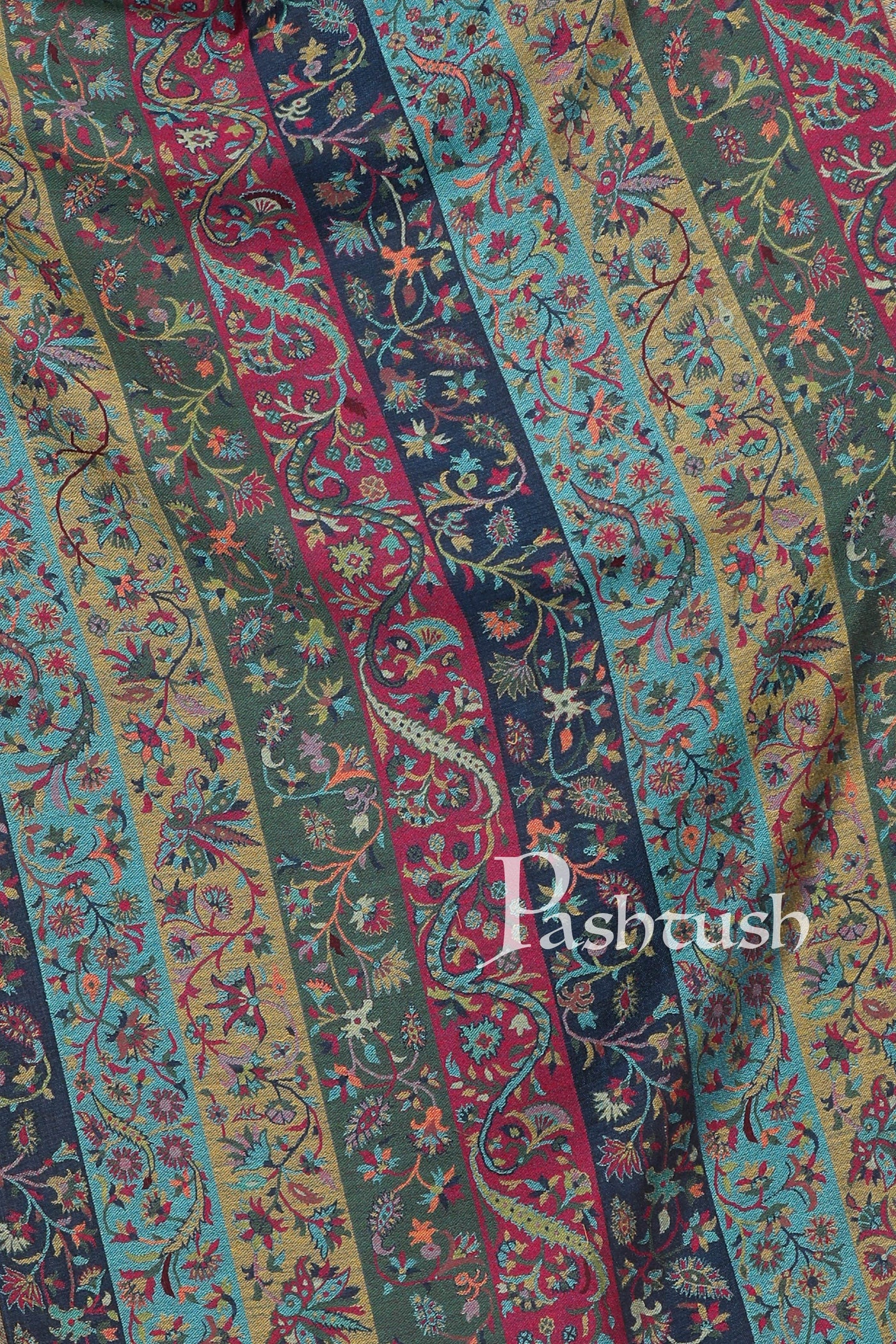 Pashtush Shawl Store Stole Pashtush Women's Paisley Design, Soft Bamboo Scarf, Multi Coloured